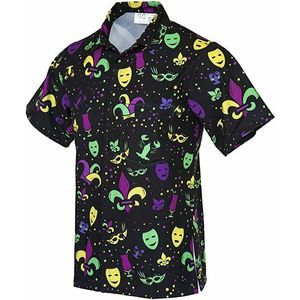 Funny Guy Mugs Seasonal Hawaiian Button Down Shirt